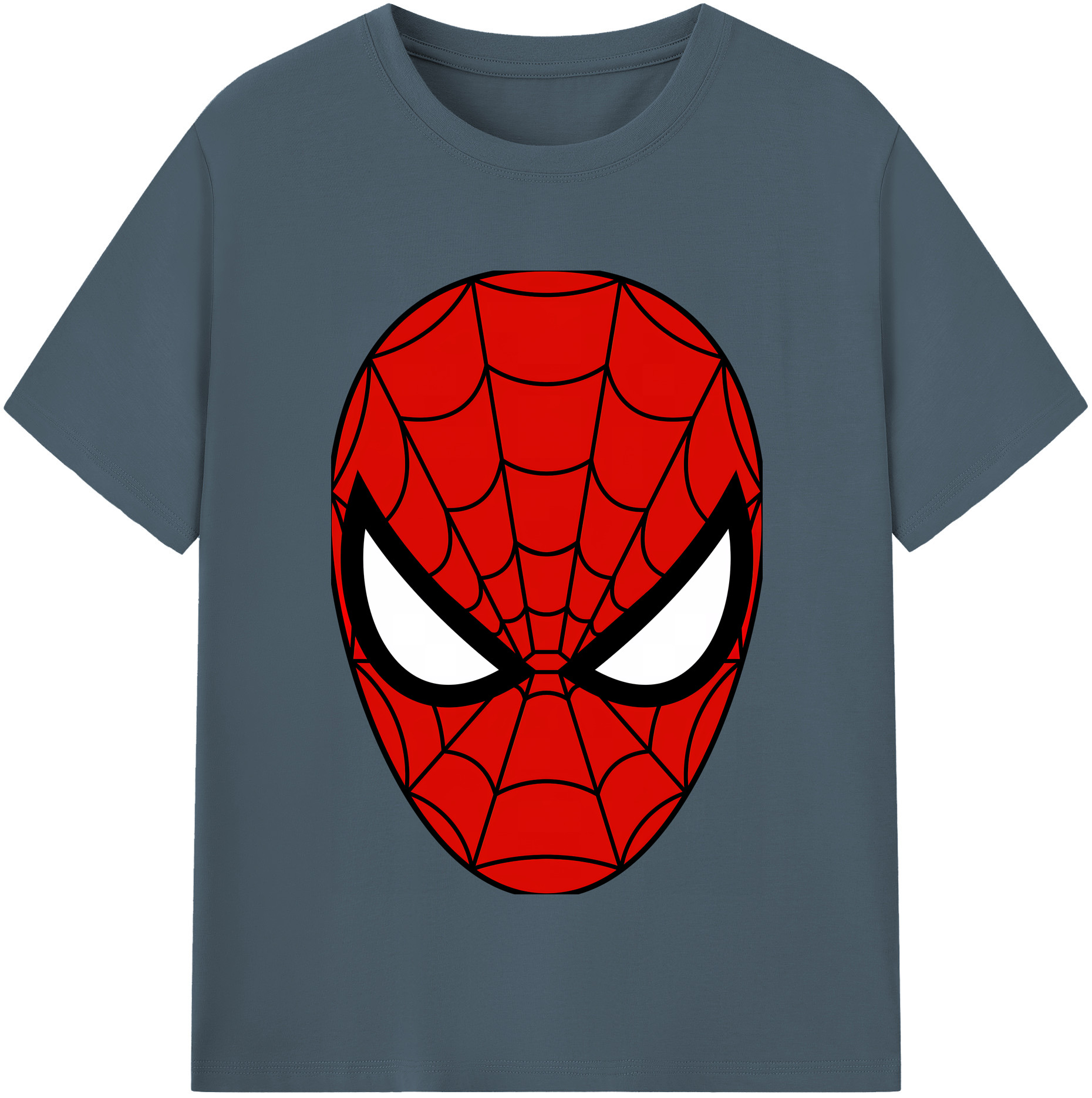 （画像用） Spider Man スパイダーマン 綿100％半袖Tシャツ（フロントプリント）